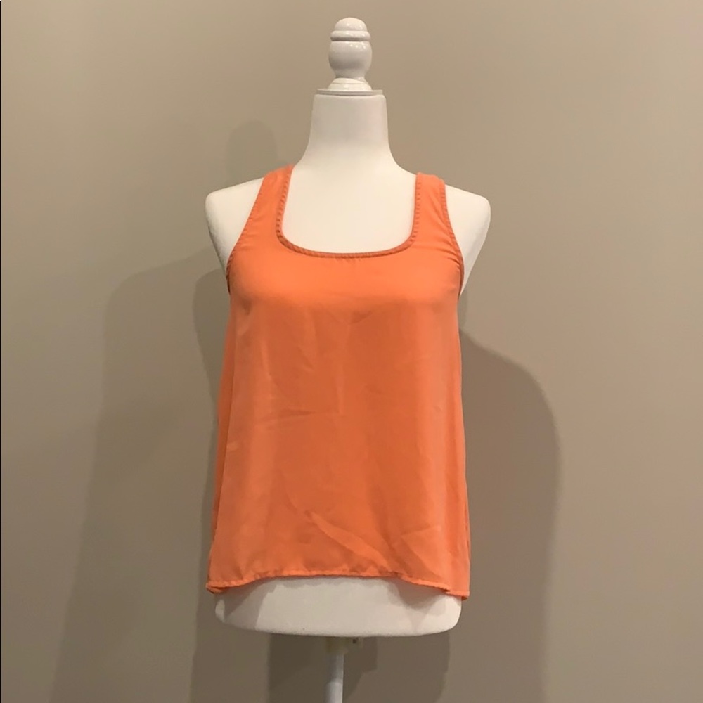 Body Central coral bow tank top